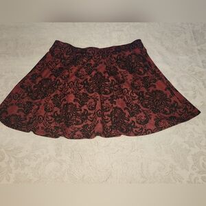 Joe B XL red & black Mini Skirt W